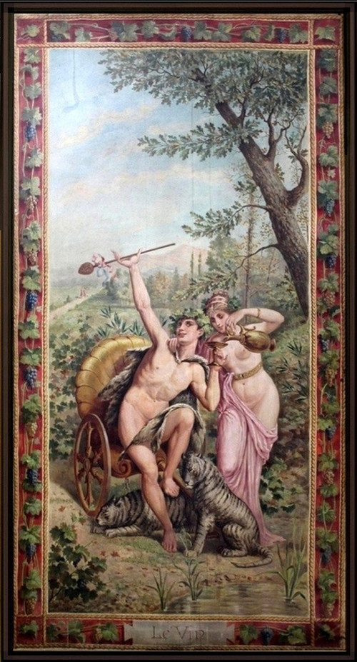 Gemälde Allegorie des Bacchusweins 