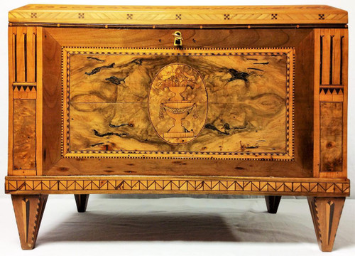 25\\? DISCOUNT UNTIL 30.11 - Fruitwood Marquetry Box, 18th Century