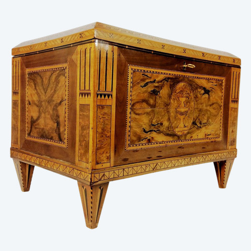 25\\? DISCOUNT UNTIL 30.11 - Fruitwood Marquetry Box, 18th Century