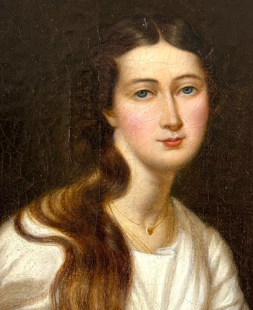 École Française Du XVIIIème - Portrait De Femme   