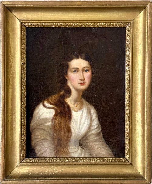 École Française Du XVIIIème - Portrait De Femme   