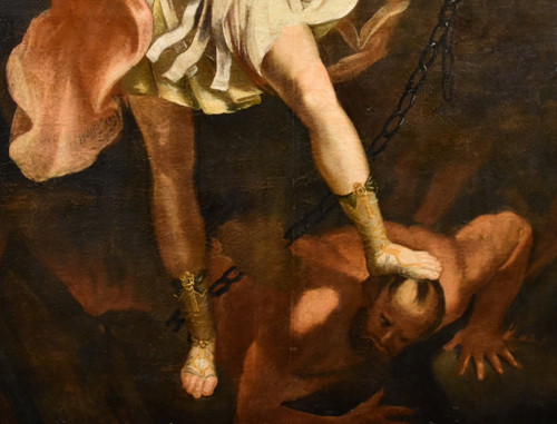 Saint Michael Archangel, Guido Reni (bologna 1575 - 1642) Workshop Of