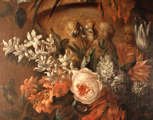 Sconto 25% fino al 30.11 - VAN Der BEKEN - Vaso Di Fiori - Olio Su Tela - 1730 circa