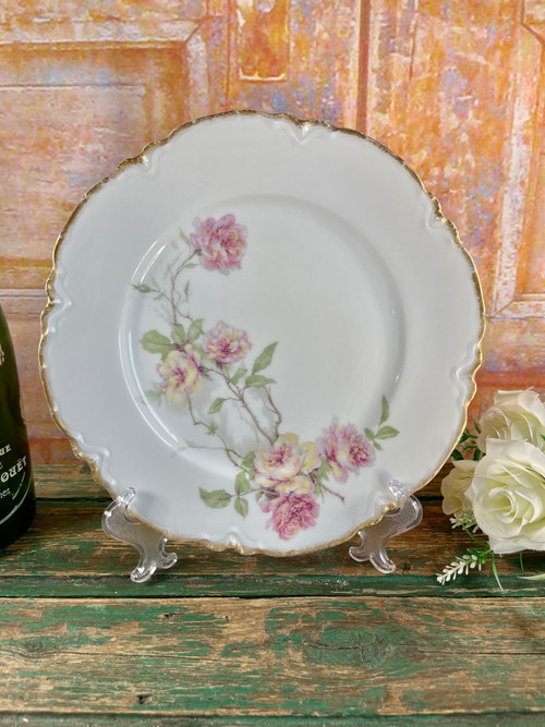 Außergewöhnliches Haviland Limoges Porzellanservice – Baltimore Rose – 61-teilig