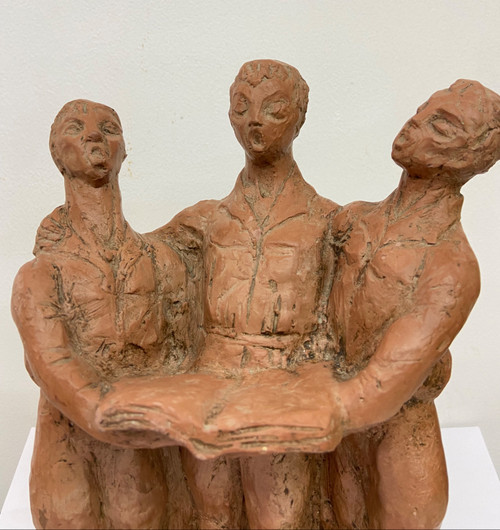 Terracotta sculpture “The choristers” 1930