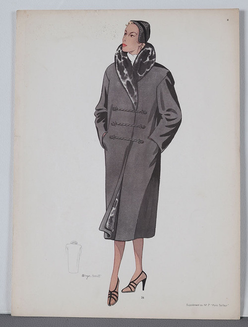 Fashion, Set of 6 screen prints, 27 x 37 cm, circa 1950/60