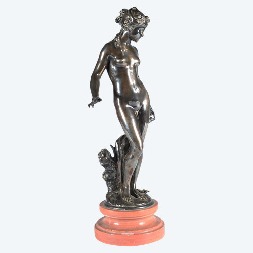 Remise 25\% - Le Réveil de la nature - Statuette en bronze argenté –