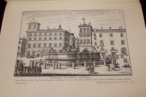 The fountains of Rome illustrated collection based on the 107 engravings by G. Falda "Fontane di Roma"