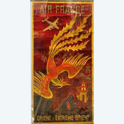 Air France Far East original poster