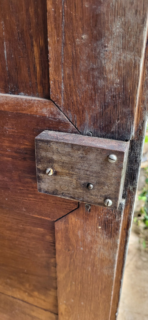 Armoire / Bonnetière Louis XIII en chêne / XVIIIème