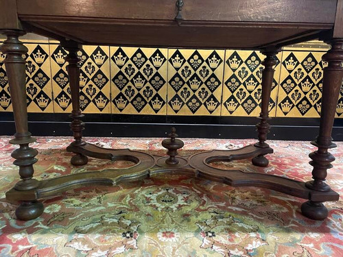 Louis XIII - Renaissance style desk or entrance console