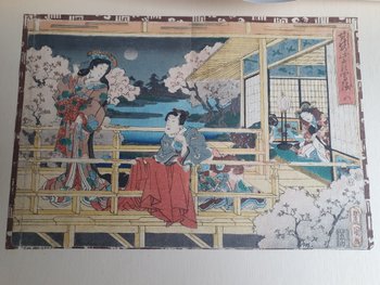 Utagawa Toyokuni , Estampe Japonaise , XIX°. 