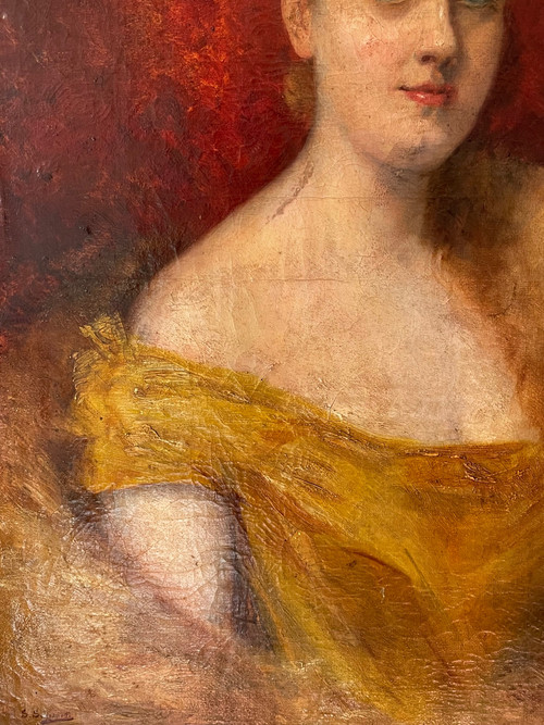 Ritratto di donna elegante 1900 circa