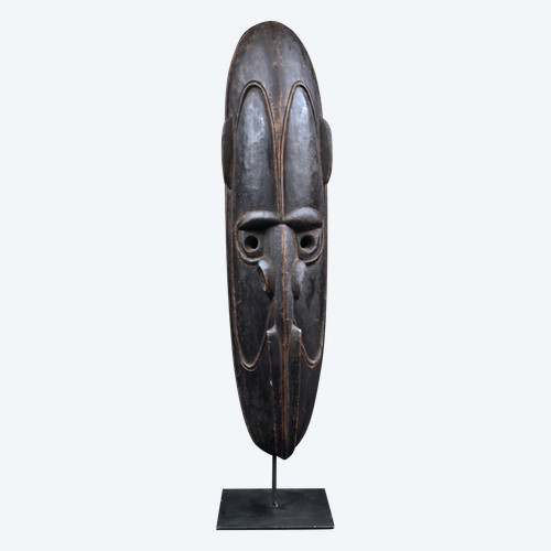 Masque d'ancêtre, art tribal, art océanien, Papouasie Nouvelle Guinée, sculpture