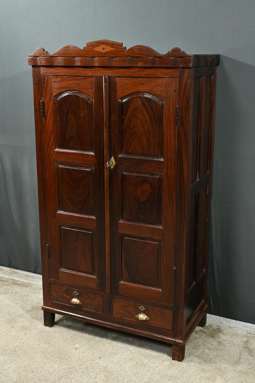 Pondichery spice cabinet, Teak and Rosewood - 1900