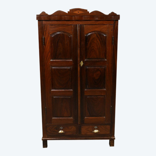 Pondichery spice cabinet, Teak and Rosewood - 1900