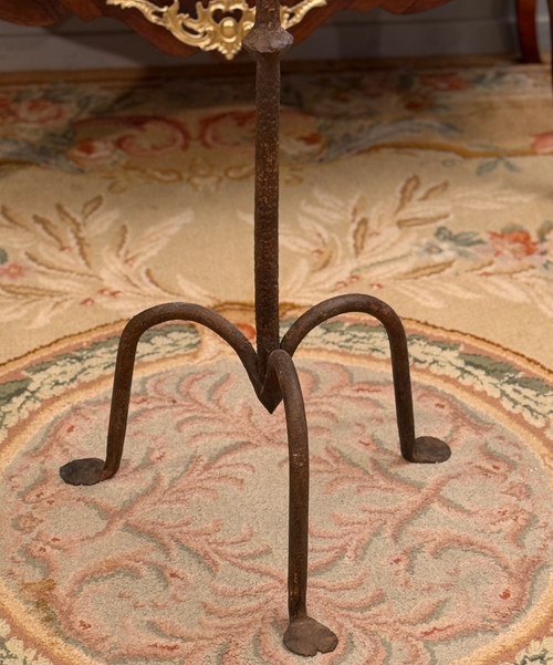 Castle Candelabra In Wrought Iron High 16th Century