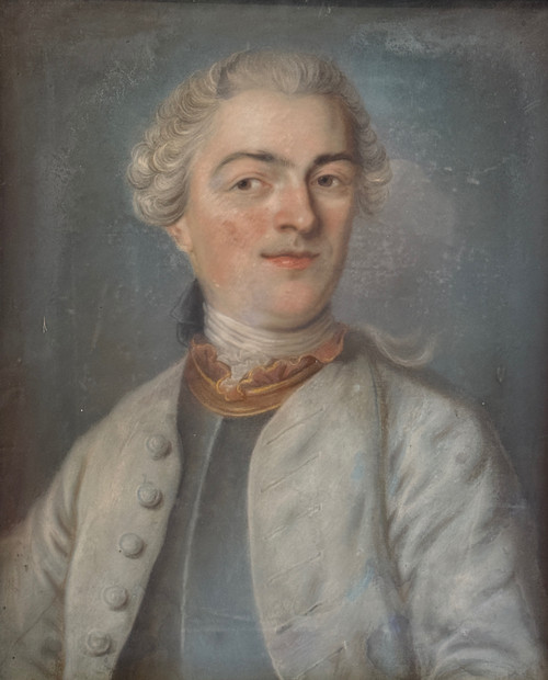 Portrait of a Man Louis XVI period pastel, circa 1780.