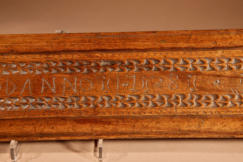  Elegant Norwegian Mangle board dated early 1728