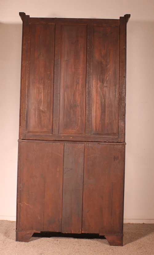 Mahogany Bookcase With Secretary Circa 1820