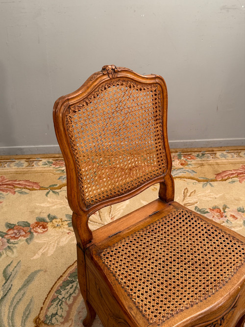 Louis XV period Chaise De Commodité, circa 1760.