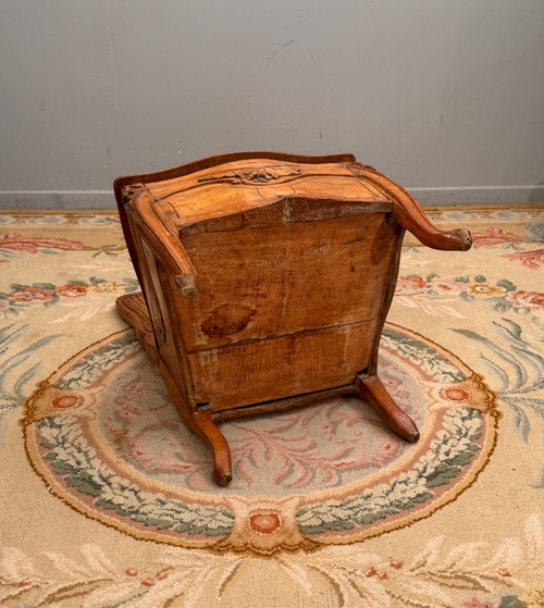 Louis XV period Chaise De Commodité, circa 1760.