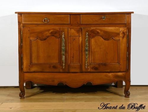 Credenza Val de Loire in ciliegio, stile Luigi XV - metà del XIX secolo