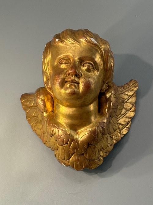 Cherubin Putti In 18th Century Giltwood