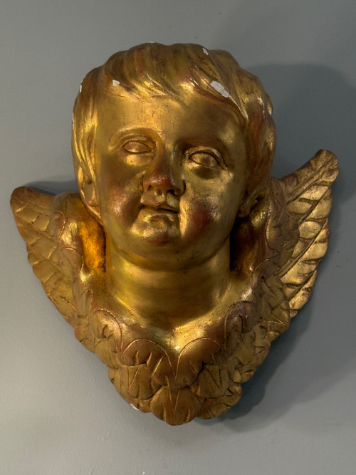 Cherubin Putti In 18th Century Giltwood