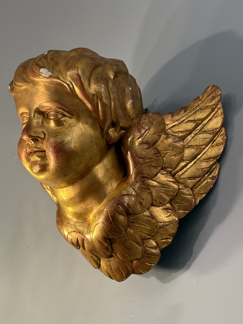 Cherubin Putti In 18th Century Giltwood