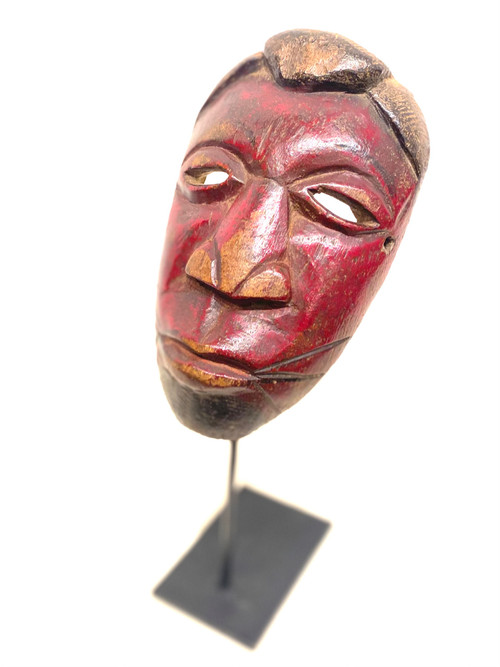 Kleine anthropomorphe Maske MOSSI aus Burkina Faso