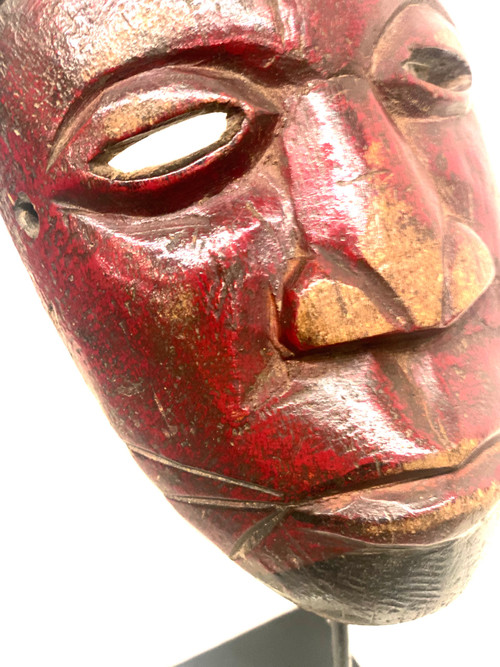 Kleine anthropomorphe Maske MOSSI aus Burkina Faso