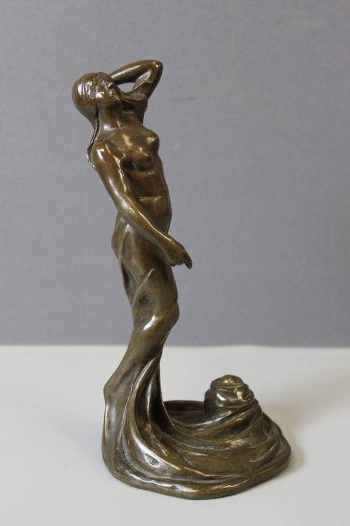 Bronze Femme Dansant Art Nouveau By Heurtebise