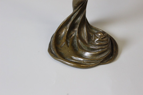 Bronze Femme Dansant Art Nouveau By Heurtebise