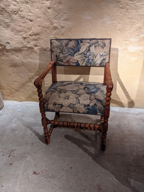 2 fauteuilsà bras style Haute époque