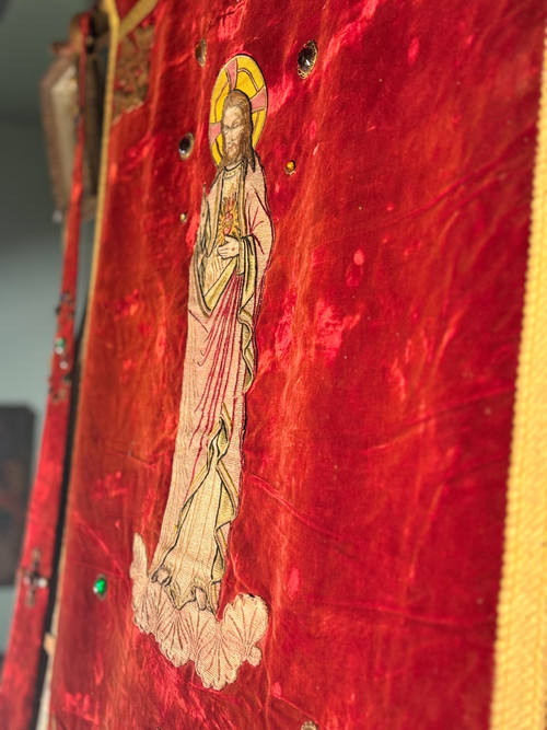 Large Christ Banner - 19th century