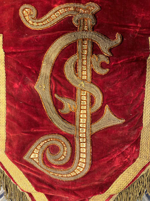 Large Christ Banner - 19th century