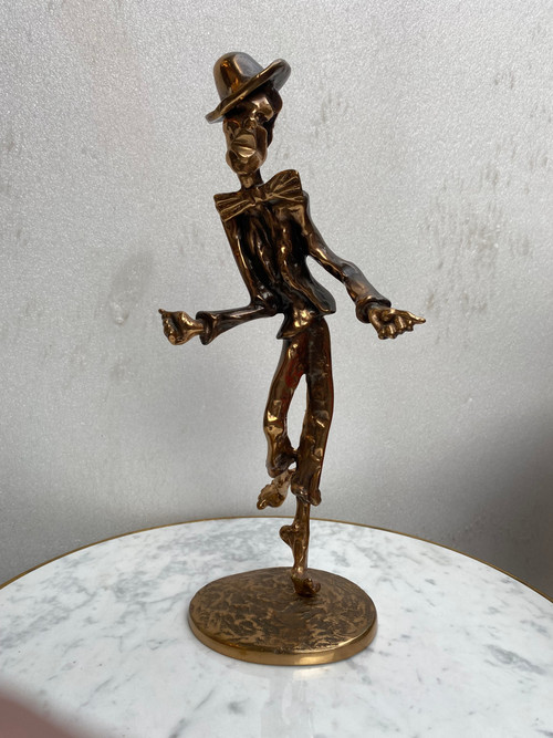 1970/80 'Le Jazz Band' 4 sculture in bronzo, firmate LOHE