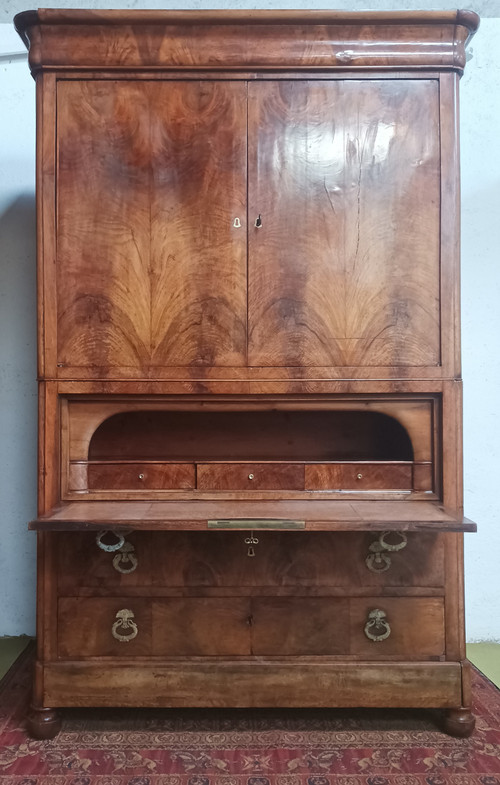 Commode cabinet secrétaire époque Charles X