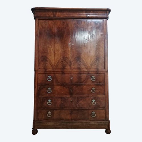 Commode cabinet secrétaire époque Charles X