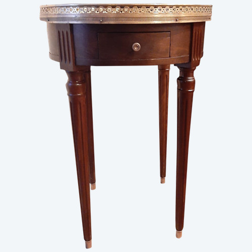 Louis XVI style mahogany Bouillotte table - 20th century