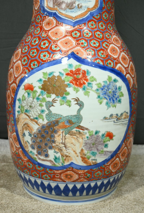 Vase aus Porzellan aus Japan, Meiji-Zeit - Ende 19.