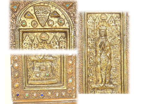 Copper Tabernacle Saint Germain Orthodox Byzantine Crusade 19th century