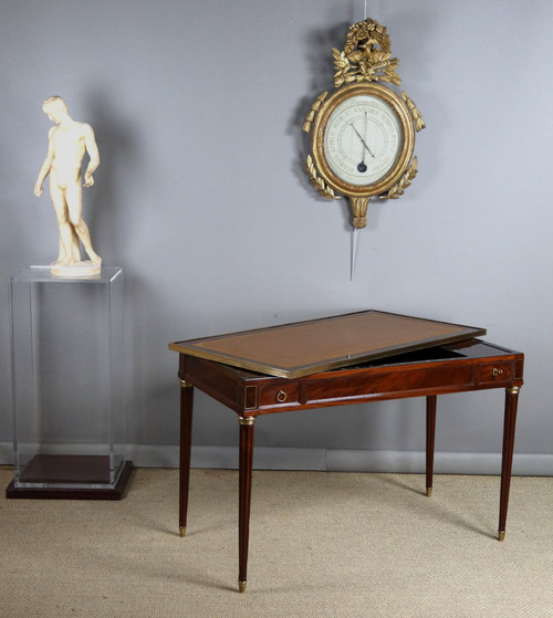 Louis XVI mahogany tric-trac table