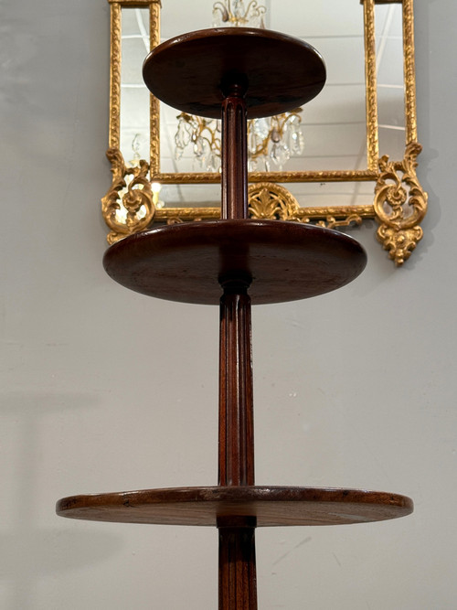 19th Century Mahogany Mute Servant Gueridon