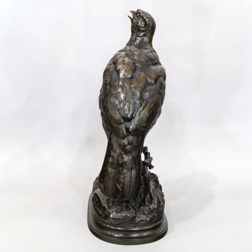 Sculpture - The Partridge , Alfred Dubucand (1828 - 1894) - Bronze