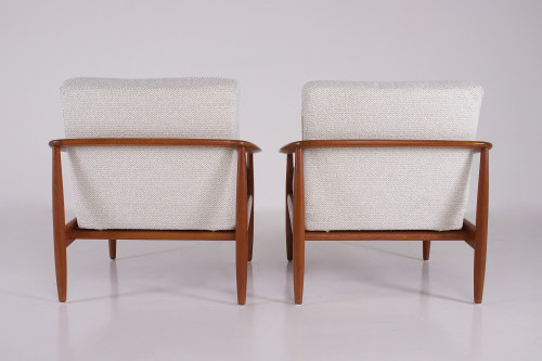 Pair of Scandinavian-style armchairs