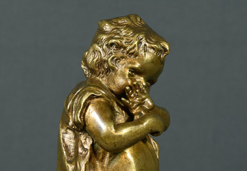 Skulptur aus vergoldeter Bronze, nach J.Clara - 1. Teil XX.