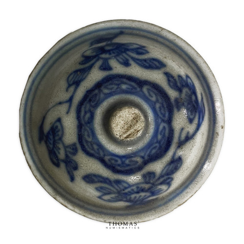 COUVERCLE THÉIÈRE COLLECTION – PORCELAINE – CHINE KANGXI – TRÉSOR NAUFRAGE – VOILIER BENNEBROEK