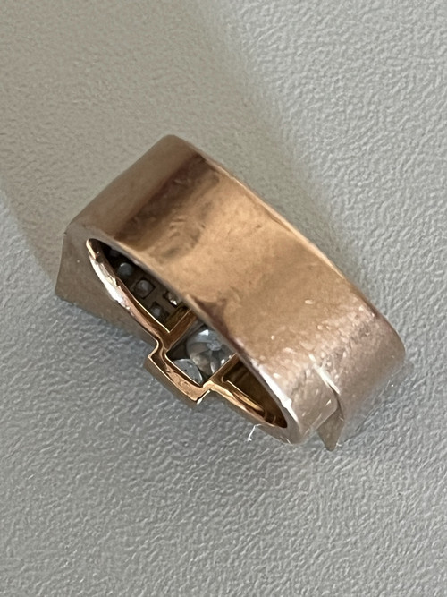 Ring Tank Gelbgold Diamanten 1,00 ct